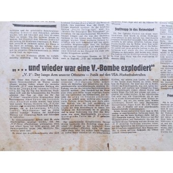 Soldattidningen Front und Heimat, nummer 68, 1945. Espenlaub militaria