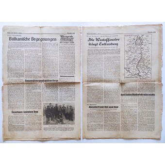 Soldattidningen Front und Heimat, nummer 68, 1945. Espenlaub militaria