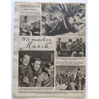 Le magazine allemand Der Adler (Aigle) est consacré à la Luftwaffe, numéro 9, 2 mai 1944.. Espenlaub militaria