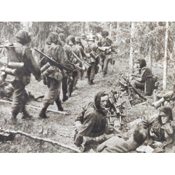 Unser Kampf im Norden - German troops fighting in the North in 1941. Espenlaub militaria