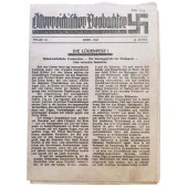 Vietato in Austria Österreichischer Beobachter numero 12 dell'aprile 1937