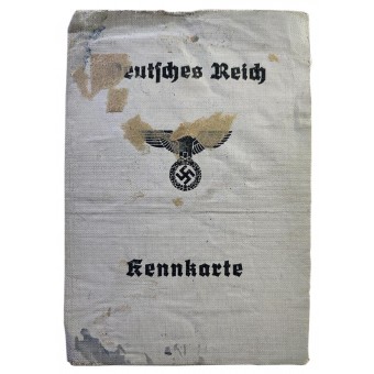 Carte didentité du 3e Reich, passeport 1944. Espenlaub militaria