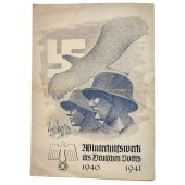 Brochure du Winterhilfswerk allemand 1940/1941