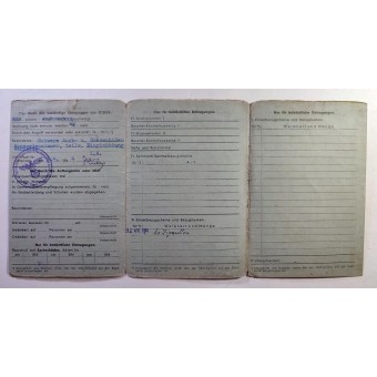 Zertifikat für erlittene Schäden durch alliierte Luftangriffe. Espenlaub militaria