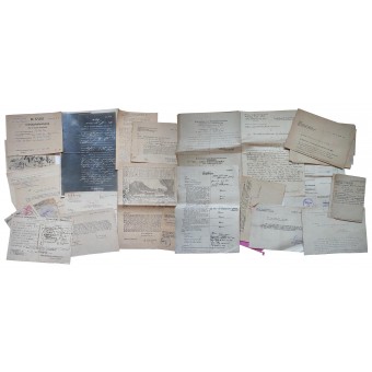Collection of Austrian/German documents from 1930th and 1940th. Espenlaub militaria