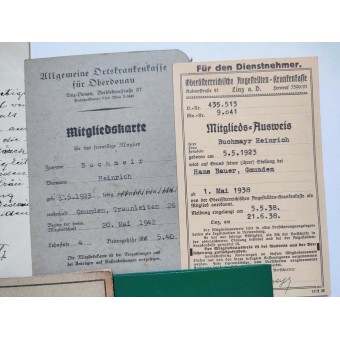 Собрание документов семьи Бухмайр из Гмундена (Австрия). Espenlaub militaria
