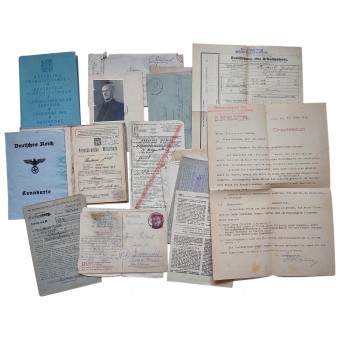 Raccolta di documenti della famiglia Peukert di Gmunden (Austria). Espenlaub militaria