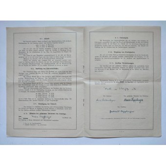 Kaufmännischer Ausbildungsvertrag, Linz (Österreich) 1942. Espenlaub militaria