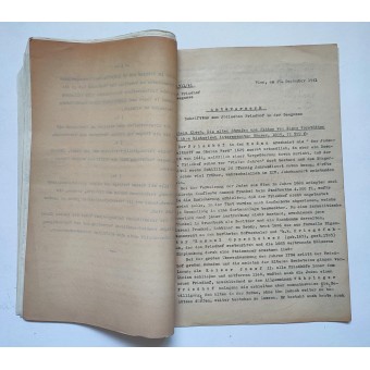 Documenten van de Israëlische religieuze gemeenschap voor het onderhoud van de Joodse begraafplaatsen in Wenen in 1940-1941. Espenlaub militaria