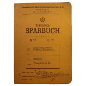 Tysk sparbok tillhörande Bank of German Labor, Inc. (Bank der Deutschen Arbeit A.G.)