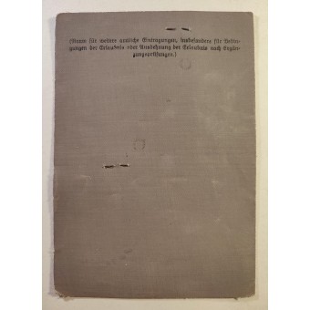 Deutscher Führerschein aus dem Dritten Reich 1939. Espenlaub militaria