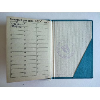 German Youth Hostel Association (Deutsche Jugendherbergswerk, DJH) member book, 1940. Espenlaub militaria