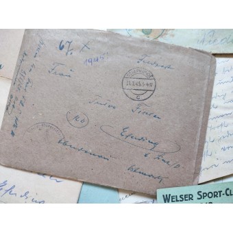Yli 100 kirjettä, enimmäkseen Feldpost-kirjeitä vuosilta 1940-1945.. Espenlaub militaria