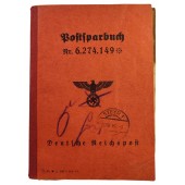 Postsparbuch - Libreta de ahorro postal alemana para una empleada doméstica, 1944