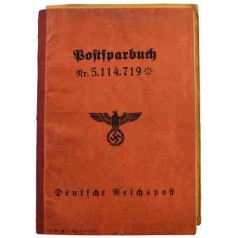 Немецкая почтовая сберкнижка студента 1941 года. Espenlaub militaria