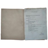 Dokument på kompani- och bataljonsnivå före kriget från 134:e infanteriregementet 1939