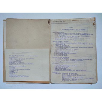134. jalkaväkirykmentin sotaa edeltävät komppania- ja pataljoonatason asiakirjat vuonna 1939.. Espenlaub militaria
