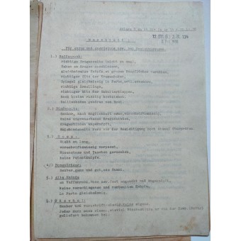 Vorkriegsdokumente auf Kompanie- und Bataillonsebene des 134. Infanterieregiments im Jahr 1939. Espenlaub militaria