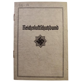 Reichsluftschutzbund (RLB) cards issued in 1939/1940. Espenlaub militaria