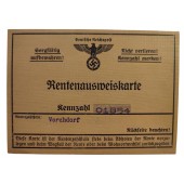 Rentenausweiskarte - carte de pension délivrée à Vorchdorf