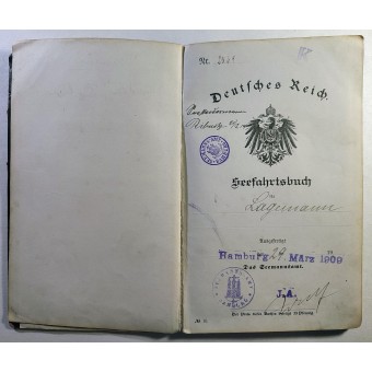 Sjömansbok för 1909/1915. Espenlaub militaria