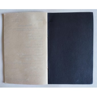 Libretto di servizio di un marinaio (Dienst-Zeugnisse), 1939. Espenlaub militaria