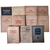 Collection de 11 numéros de lecture de soldats allemands de la série Tornisterschrift des Oberkommandos der Wehrmacht