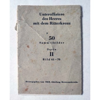 Winnaars Ridderkruis - Unteroffiziere des Heeres mit dem Ritterkreuz. Espenlaub militaria