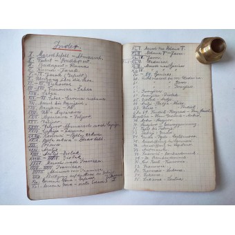 Kriegstagebuch, journal de guerre dun Kadett autrichien pendant la Première Guerre mondiale. Espenlaub militaria
