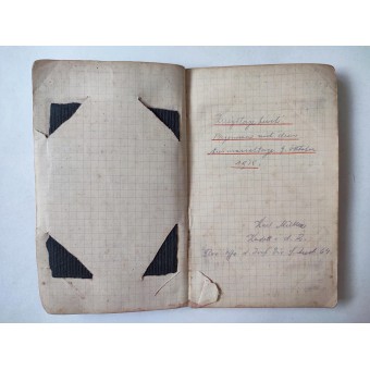 Kriegstagebuch, en österrikisk Kadetts krigsdagbok från första världskriget. Espenlaub militaria