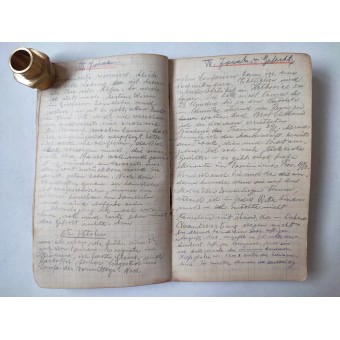Kriegstagebuch, WO1 oorlogsdagboek van een Oostenrijkse Kadett. Espenlaub militaria
