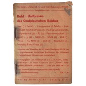 Tablas de uniformes e insignias de la Luftwaffe, edición de bolsillo
