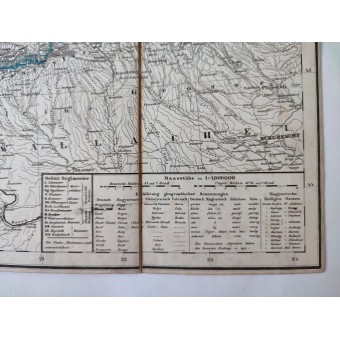 Karte von Ungarn und Galizien, 1852. Espenlaub militaria