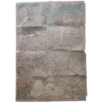 Map of Soviet Russia at scale 1 : 5 000 000, 1941. Espenlaub militaria