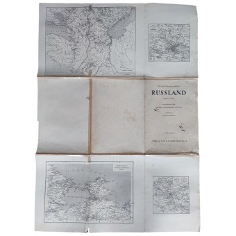 Map of Western European Russia at scale 1 : 2 500 000, 1941. Espenlaub militaria