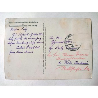 Carte postale du croiseur lourd Deutschland. Espenlaub militaria
