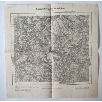 Uppsättning tyska kartor relaterade till 1914 WW1 strider i norra Frankrike. Espenlaub militaria