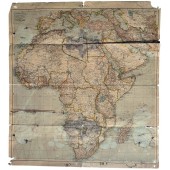Carte de l'Afrique de la Wehrmacht à l'échelle 1 : 15 000 000, 1939/1940