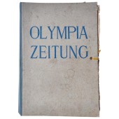 Olympia Zeitung -lehden kaikki 31 numeroa, mukaan lukien ylimääräinen Probenummer-numero, 1936.
