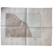 Foglio di mappa dell'esercito tedesco Nr. N 44, Ancona (Italia) in scala 1 : 300 000, 1944