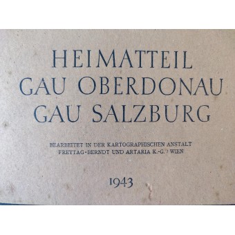 Atlas escolar alemán de 1943. Espenlaub militaria