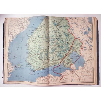 Kriegsatlas - War atlas suitable for tracking the events of the war. Espenlaub militaria