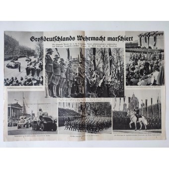 Newspaper Österreichische Woche, issue #12, March 24th, 1938. Espenlaub militaria