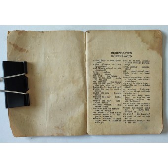 German-Estonian, Estonian-German soldiers dictionary. Espenlaub militaria