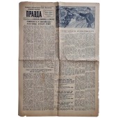 Giornale Leningradskaya Pravda (Verità di Leningrado), numero 184, agosto 1941.