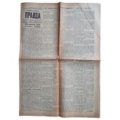 Periódico Leningradskaya Pravda (La verdad de Leningrado), número 275, noviembre de 1941.