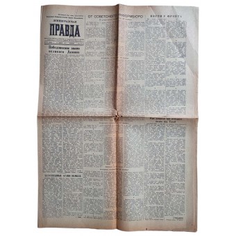 Krant Leningradskaja Pravda (Leningradse Waarheid), uitgave #275, nov. 1941. Espenlaub militaria