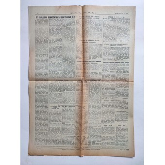 Krant Leningradskaja Pravda (Leningradse Waarheid), uitgave #275, nov. 1941. Espenlaub militaria