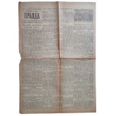 Journal Leningradskaya Pravda (Vérité de Leningrad), numéro 299, déc. 1941
