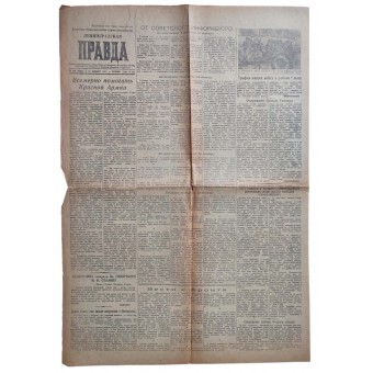 Periódico Leningradskaya Pravda (La verdad de Leningrado), nº 299, diciembre de 1941.. Espenlaub militaria